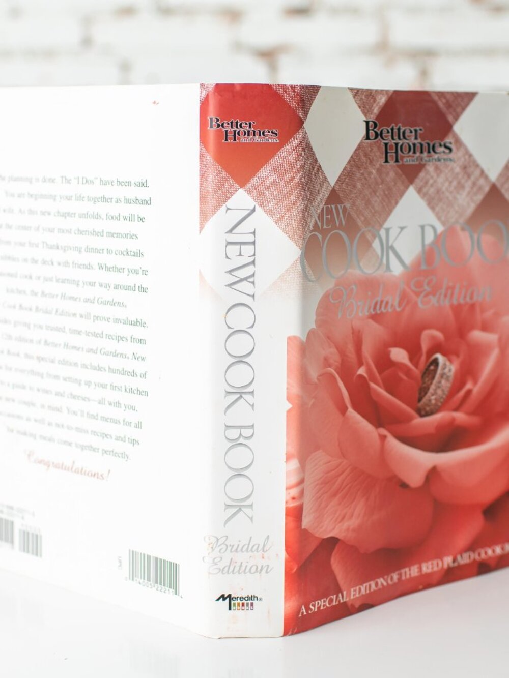 Better Homes & Gardens New Cook Book Bridal Edition Hardcover Red Plaid Cookbook - Picture 2 of 6